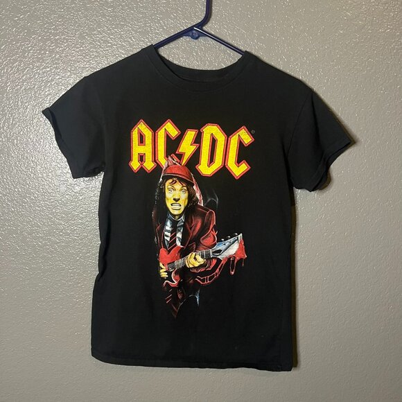 Brisco 2 SIDED AC/DC T-Shirt Short Size Small 96' Tour Great Condition Fast Ship - Picture 1 of 4